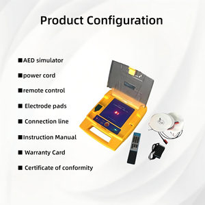 Simulador de Entrenamiento de DEA, Desfibrilador Externo Automático para Enseñanza de Primeros Auxilios y RCP - Product Image 5