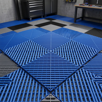 Dalles de sol en plastique PP emboîtables antidérapantes pour garage, bateau, yacht, pont marin