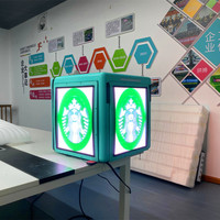 Boîte de livraison de pizza de moto 3 côtés Boîte de livraison de nourriture de scooter Écran LED