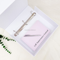 Boîte de rangement de photos avec logo personnalisé, organisateur de fichiers, emballage, boîte en papier pour portefeuille d'archives avec classeurs