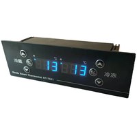 Termostato Digital Programable para Refrigerador KT-7521 con Panel Grande, Gestiona 3 Funciones: Refrigeración + Congelación + Control de Iluminación