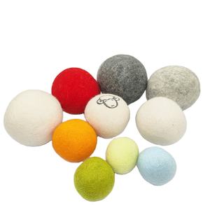 Boules de séchage pour lessive de <span class=keywords><strong>laine</strong></span> biologique en stock Boules de séchage écologiques faites à la main pour le linge - Product Image 1