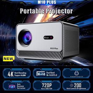 M10 Auto-Focus Mobile <b>Phone</b> Wireless Screen Mirroring <b>Projector</b> Portable Home High-Definition <b>Projector</b> - Product Image 3