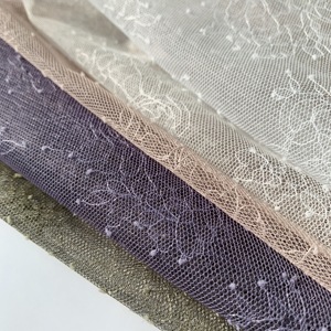 Hot-vente importation teint cisaillement transparent fleur dentelle tissu KKF8459SH-W D/#1 - Product Image 2