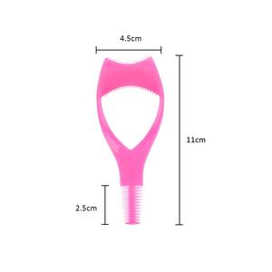 글로웨이 3 In 1 휴대용 플라스틱 래쉬 어플리케이터 도구 속눈썹 마스카라 가드 어플리케이터 가이드 템플릿 속눈썹 빗 - Product Image 6
