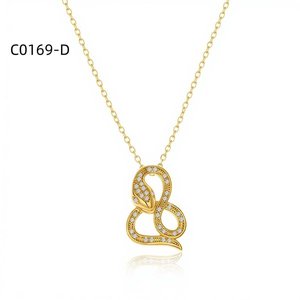 Fashion Necklace with Zirconia C0169 for Women High Quality Jewelry - Product Image 2