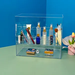 Acrylic Cosmetic Organizer Box Wholesale Price Acrylic Makeup Organizer With Drawer