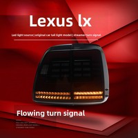 Conjunto de Luces Traseras Transfronterizas para Lexus LX470 1998-2007, Luces LED Modificadas con Señales de Giro Secuenciales