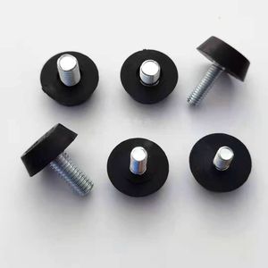 Adjustable Durable <b>Black</b> Modern Simple Foot Pad for <b>Cabinet</b> Square Tube with Plastic Material - Product Image 6