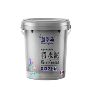 Factory Supplier Interior Use Spray Paint Gold Color Sealant Outdoor Trowel Concrete Kit Floor Wall Paint Microcement