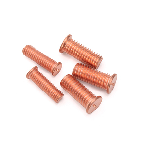 Acier inoxydable plaqué cuivre M4 M5 M6 M8 M10 vis à souder Cd goujons à souder avec point de soudage - Product Image 1