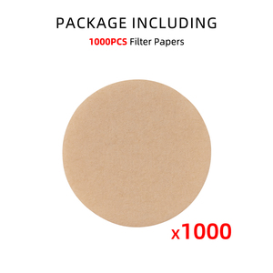1000PCS 32mm Filtres en papier naturel de remplacement non blanchis Papier filtre à café rond Compatible avec les dosettes de café Lav Ily - Product Image 2