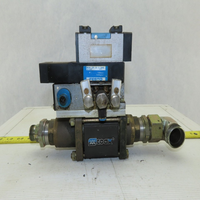 Muller Coax Vmk 15 NC Pneumatique avec électrovanne à plaque de blocage, neuf, original, PLC sur site
