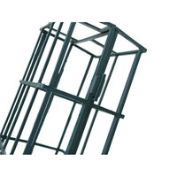 Cage en plastique vert en mousse florale adaptée pour accrocher