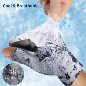 Guanti Premium da uomo/donna per la protezione solare da esterno guanti da pesca UV con dita UPF 50 + per kayak protezione da sole e UV - Product Image 4
