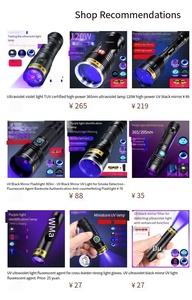 Torcia <span class=keywords><strong>UV</strong></span> Elius di Alta Gamma 365nm per Ispezione Banconote e Rilevamento Animali Domestici, IP65 Ricaricabile - Product Image 5