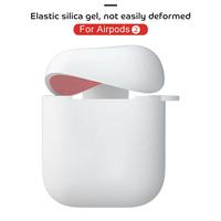 OEM/ODM – étui de protection pour écouteurs Apple Air-pods, housse de protection en Silicone avec anneau mousqueton, vente en gros