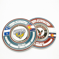 Penjualan terlaris koin kustom 360 derajat koin Enamel dapat diputar 3D Spinner koleksi koin putar untuk suvenir