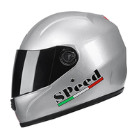 Casque de moto intégral en ABS, double visière, respirant, toutes saisons, marque créative pour adulte