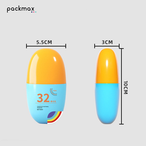 50ml EVOH 5-Layer Barrier <b>Squeeze</b> <b>Bottle</b> – Empty Sunscreen & Foundation Cosmetic Packaging - Product Image 4