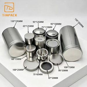 Latas Metálicas Redondas Personalizadas de Primera Calidad, Impresas, en Varios Tamaños, Herméticas, de Grado Alimenticio, para Almacenamiento de Té, Café, Matcha y Empaque de Alimentos - Product Image 1