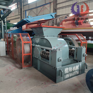 Doppelwalzenbrecher Federbetriebener Mobiler Erzbrecher mit Wechselstrommotor für Sandherstellung Doppelte Legierungs-Glatte Walzen - Product Image 4