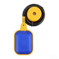 CHENF Elektrischer und mechanischer Schwimmer M15-2 8A für Auto-Modell-Wassertankpumpen, quadratischer Schwimmerschalter mit Standard-4M-Kabellänge