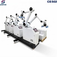 Robot de Paletización de Mercancías Empaquetadas en Cajas de Cartón y Plástico, con Capacidad de Carga de 30 kg, Estructura Resistente, Alta Precisión y 7 Ejes
