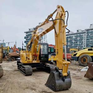 รถแบคโฮ14ตันสำหรับ313C รถขุดไฮดรอลิคตีนตะขาบชนิดใช้พร้อมปั๊มกระปุกเกียร์เครื่องยนต์ - Product Image 2