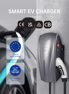 Chargeur de voiture électrique à double prise LCD Portable de haute qualité Station de charge rapide murale de nouveau Style Station de charge Ev - Product Image 4