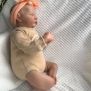 19 pulgadas/49Cm <span class=keywords><strong>Reborn</strong></span> ya pintado terminado Levi durmiendo bebé recién nacido tamaño 3D piel venas visibles muñeca <span class=keywords><strong>de</strong></span> <span class=keywords><strong>arte</strong></span> coleccionable - Product Image 5
