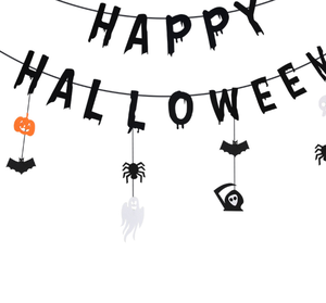 Venta caliente precio bajo fieltro día de Halloween Banner para uso en fiesta en casa - Product Image 5