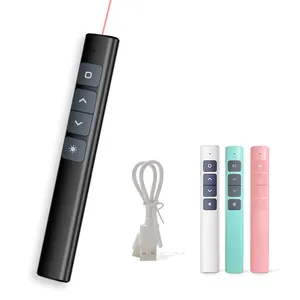 2024可充电红色指针笔USB指针演示无线演示器遥控器