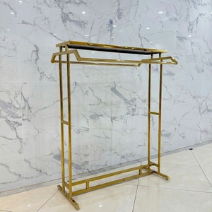 Vintage design clothing store display rack <strong>metal</strong> clothing <strong>coat</strong> rack <strong>coat</strong> <strong>stand</strong> with high quality retail clothing <strong>stand</strong> - Product Image 2
