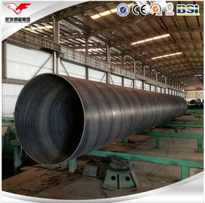 ASTM A252 ukuran standar 24 inci 36 inci 48 inci SSAW spiral pipa baja lasan tumpukan baja - Product Image 6