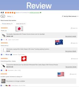 Kit de <span class=keywords><strong>suspension</strong></span> de câble de <span class=keywords><strong>suspension</strong></span> de plafond de câble en fil d'acier avec <span class=keywords><strong>crochet</strong></span>, pince verrouillée par fil, sortie latérale articulée - Product Image 6