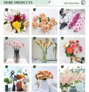 Fleur artificielle en plastique à toucher réel, type pissenlit ou boule d'oignon vert, pour décoration de mariage, vente directe usine - Product Image 6