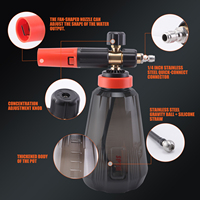 SPTA CS002 OEM Accepté Canon à mousse pour voiture, Buse de nettoyage haute pression, Pulvérisateur de mousse, Connecteur rapide 1/4, Canon à mousse à pompe en laiton