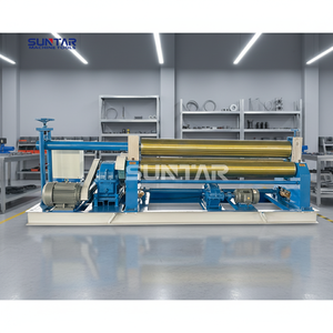 Machine à cintrer les tôles à rouleaux W11-10x2500, plieuse de tôles métalliques à 3 rouleaux - Product Image 1