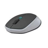Ratón Inalámbrico Ergonómico Logitech M380 de 4 Botones para Diestros, con Sensor Óptico Retroiluminado, Entrada de Voz Inteligente y Programable, USB/Tipo-C