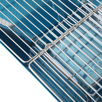 Barbecue pliant en acier inoxydable de type split, pour pique-nique en extérieur, réchaud à bois, camping, grille de cuisson portable et détachable