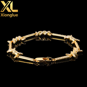Hip Hop 2.5mm Zircon <b>Bracelet</b> Men Tennis Dainty Fine Chain Link <b>Bracelets</b> Women Designer Fashion Charm <b>Bracelets</b> Wholesale - Product Image 1