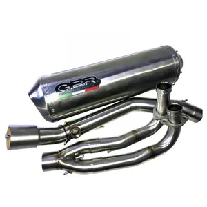 Premium Motorcycle Full GPR Exhaust Systems - Compatible with TMAX530 2014-2015 - Enhance Performance and Style