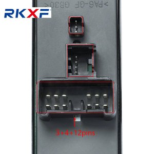 Conjunto de puerta delantera izquierda <span class=keywords><strong>Mazda</strong></span> clásica con interruptor de elevador de vidrio de nueva condición interruptores automáticos de botón de ventana para <span class=keywords><strong>Mazda</strong></span> antiguo 3 06-12 - Product Image 6