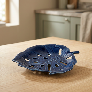 Plato de Servir de Cerámica Hecho a Mano de Lujo, Diseño Moderno, 400 mm de Diámetro, Apto para Alimentos, Lavable, Fácil de Usar, para el Hogar y Restaurantes - Product Image 1