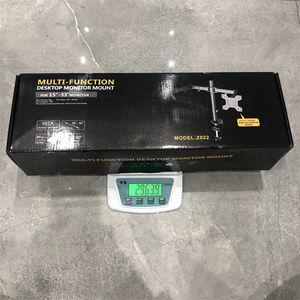 Z022 Máy tính để bàn màn hình núi đứng xoay 180 ° cho 15-33 "inch có thể điều chỉnh đôi cánh tay màn hình đứng - Product Image 2