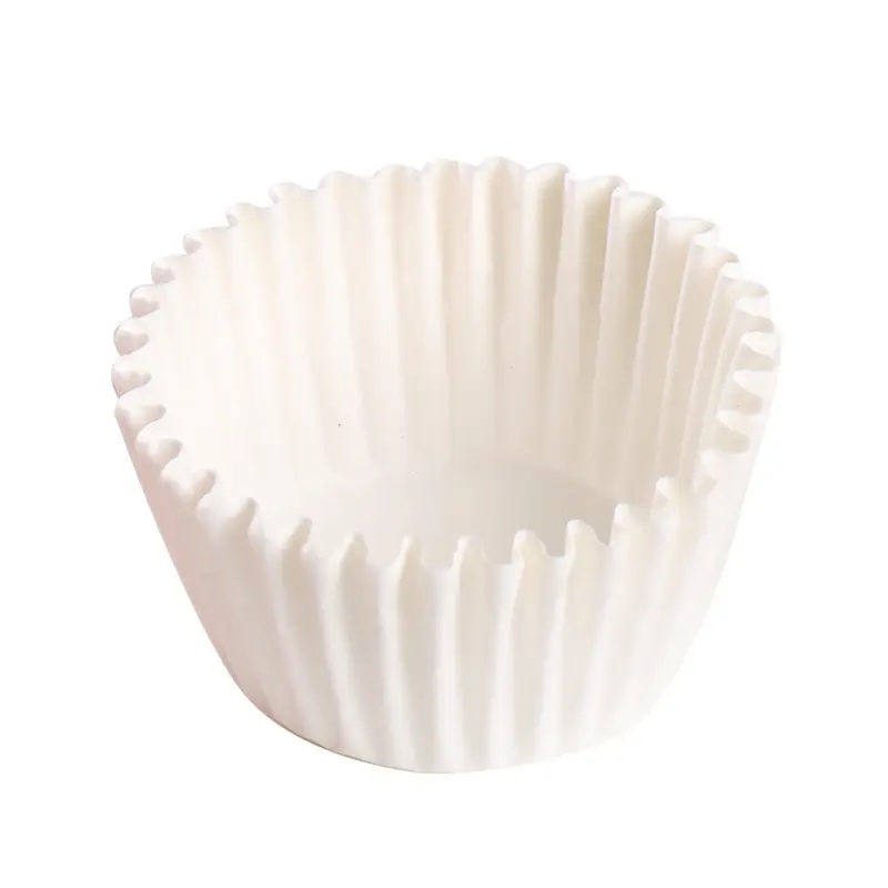 White Cupcake Liner Muffin Linner Kein Geruch Back becher in Lebensmittel qualität Back becher in Standard größe Cupcake Wrapper