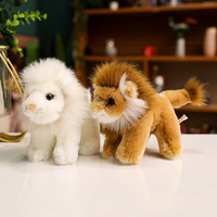 Simulation transfrontalière jaune léopard Lynx Bobcat jouets en peluche Figurines en peluche coussins poupées en peluche