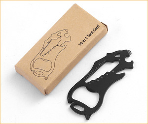 Porte-clés EDC en forme de tigre accessoire Portable outils multifonctionnels Mini outils EDC d'extérieur en acier inoxydable - Product Image 5