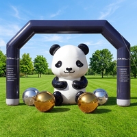Voûte gonflable en nylon PVC personnalisée Souffleur d'air Ligne d'arrivée de course Porte de début d'arche pour la publicité d'événements en plein air Gonflables
